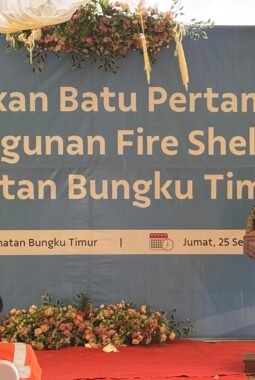 Bupati Morowali Apresiasi PT Vale Bangun Fire Shelter di Bungku Timur