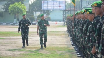 Danrem 132/Tadulako Hadiri Upacara Penyambutan Personel Yon TP 746/Pusaka Sakti Manakarra