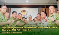 Kejutan Hangat untuk Kapolda Maluku, Pangdam Pattimura : Sinergitas TNI-Polri Harga Mati!