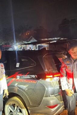 Polres Morowali Imbau,Warga Matarape Tahan Diri di Tengah Ketegangan Operasional PT Askon