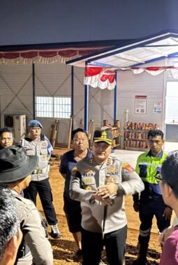 Antisipasi Konflik Meluas, 1 SSK Brimob dan Puluhan Personel Polres Morowali Siaga di Matarape