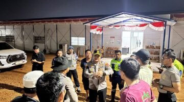 Antisipasi Konflik Meluas, 1 SSK Brimob dan Puluhan Personel Polres Morowali Siaga di Matarape