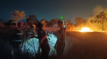 Gerak Cepat, Babinsa Bahodopi Berhasil  Padamkan Kebakaran Lahan 
