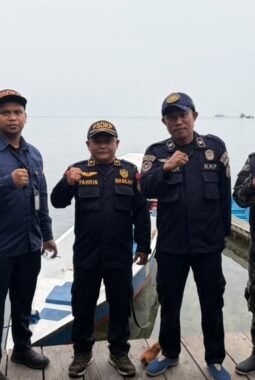 Porsenel Pos TNI Al Bahodopi, Bersama Tim Terpadu Pengendalian dan Pengawasan Sumber Daya Perikanan Gelar Patroli di Perairan Morowali 