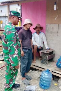 Komsos, Babinsa Bahodopi Pererat Silaturahmi Bersama Warga Binaan