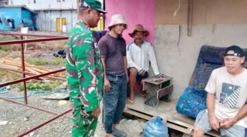 Komsos, Babinsa Bahodopi Pererat Silaturahmi Bersama Warga Binaan