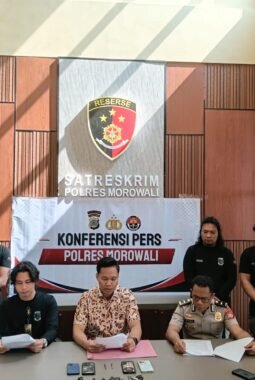 Polres Morowali Bekuk 4 Pelaku Curanmor, Pelaku Terancam 9 Tahun Penjara 