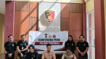 Polres Morowali Bekuk 4 Pelaku Curanmor, Pelaku Terancam 9 Tahun Penjara 