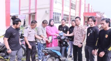 Polres Morowali Amankan 13 Motor Hasil Curanmor, Satu Unit Telah Dikembalikan kepada Pemilik