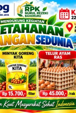 Dukung Ketahanan Pangan, RPK Nurul Rezeki Bahoruru Ikut Meriahkan Gerakan Pangan Murah di Morowali