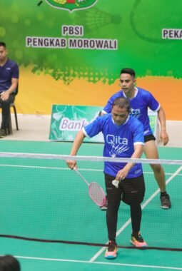 BRI BO Morowali Turunkan 10 Pasang Pemain Tim Qita di Tepe Asa Moroso Cup 1, Perkuat Kebersamaan dan Gaya Hidup Sehat