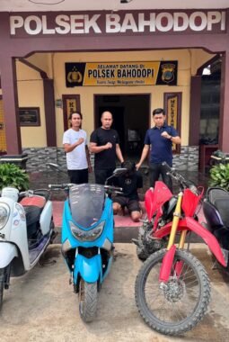Pelaku Curanmor Asal Lutim, Diamankan Polsek Bahodopi 
