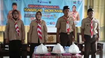 Jamboree On The Air dan Jamboree On The Internet Resmi Dibuka Ketua Kwarcab Morowali 